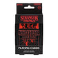 Stranger Thinngs 5 Baraja de Naipes Metal