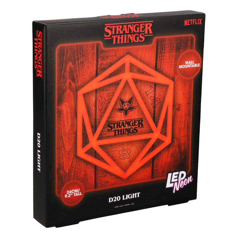 Stranger Things 5 Lámpara de pared LED Neon