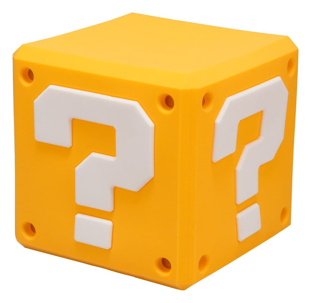 Super Mario SquishyGlo Lámpara Question Block Rechargeable 13 cm
