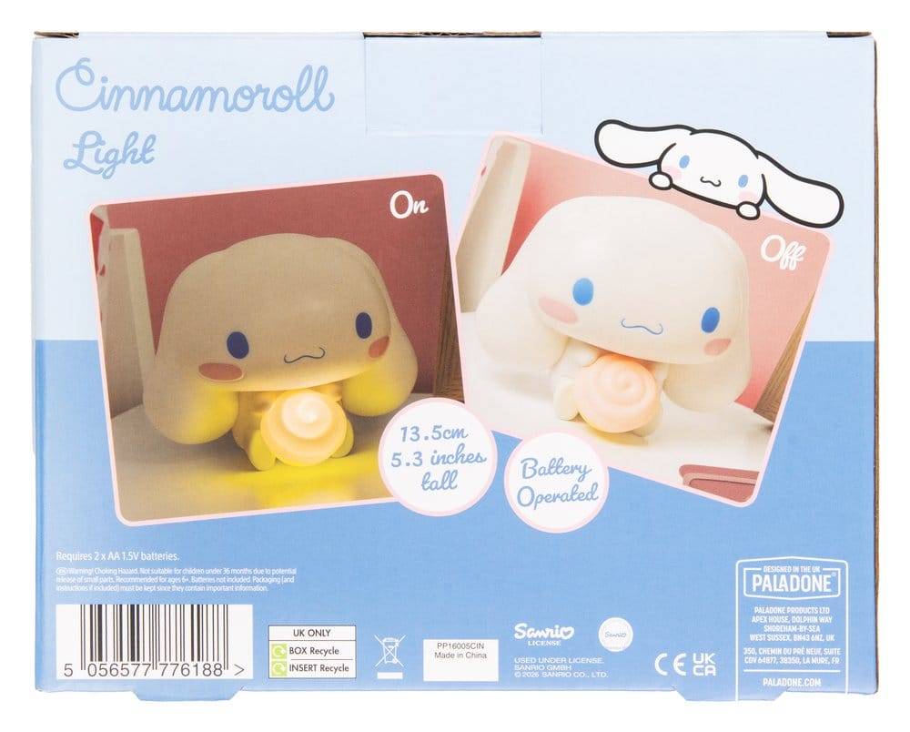Sanrio Lámpara GloBuddies Cinnamoroll 14 cm