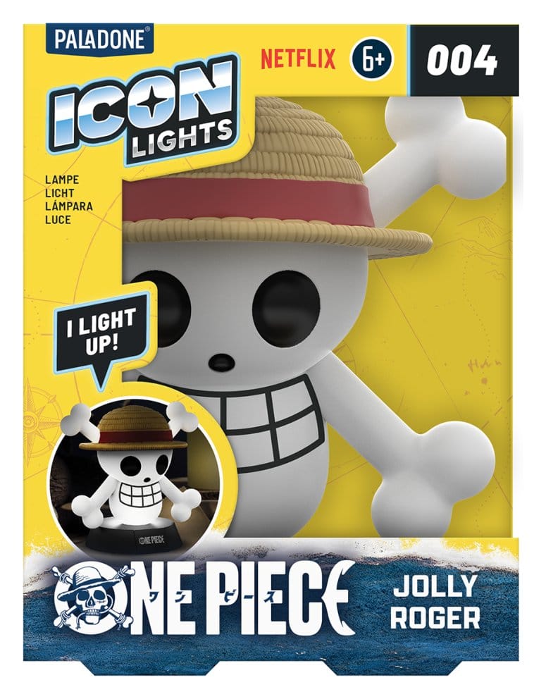 One Piece Lámpara Icon Jolly Roger