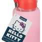 Sanrio Botella de agua de cristal Hello Kitty con funda