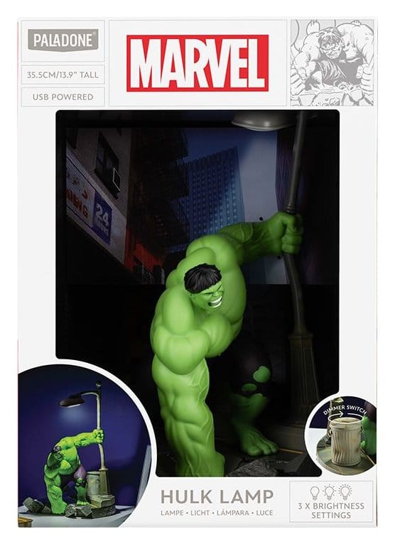 Marvel Lámpara Diorama Hulk