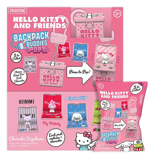 Sanrio Blind Box Surtido Friends Popz Backpack Buddies Hello Kitty (24)