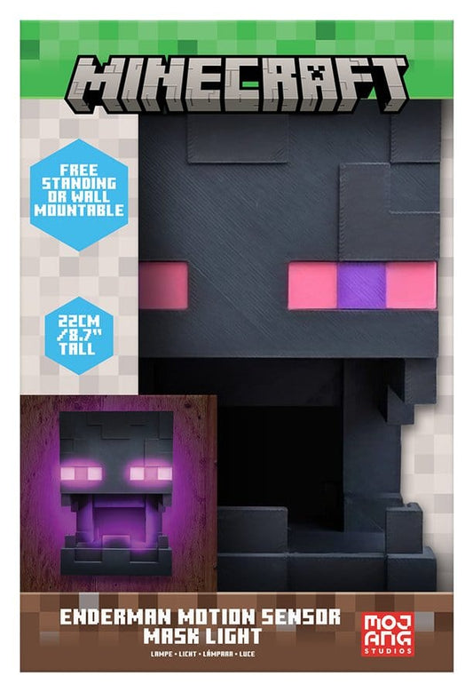 Minecraft Lámpara Enderman Mask Motion Sensor 25 cm