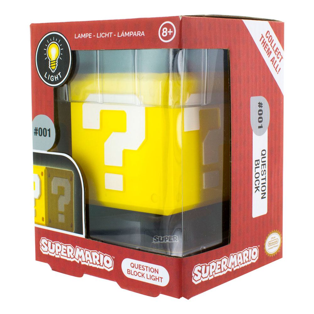 Super Mario lámpara 3D Question Block 10 cm - Z POP Toys