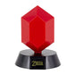 The Legend of Zelda Bros lámpara 3D Icon Red Rupee 10 cm