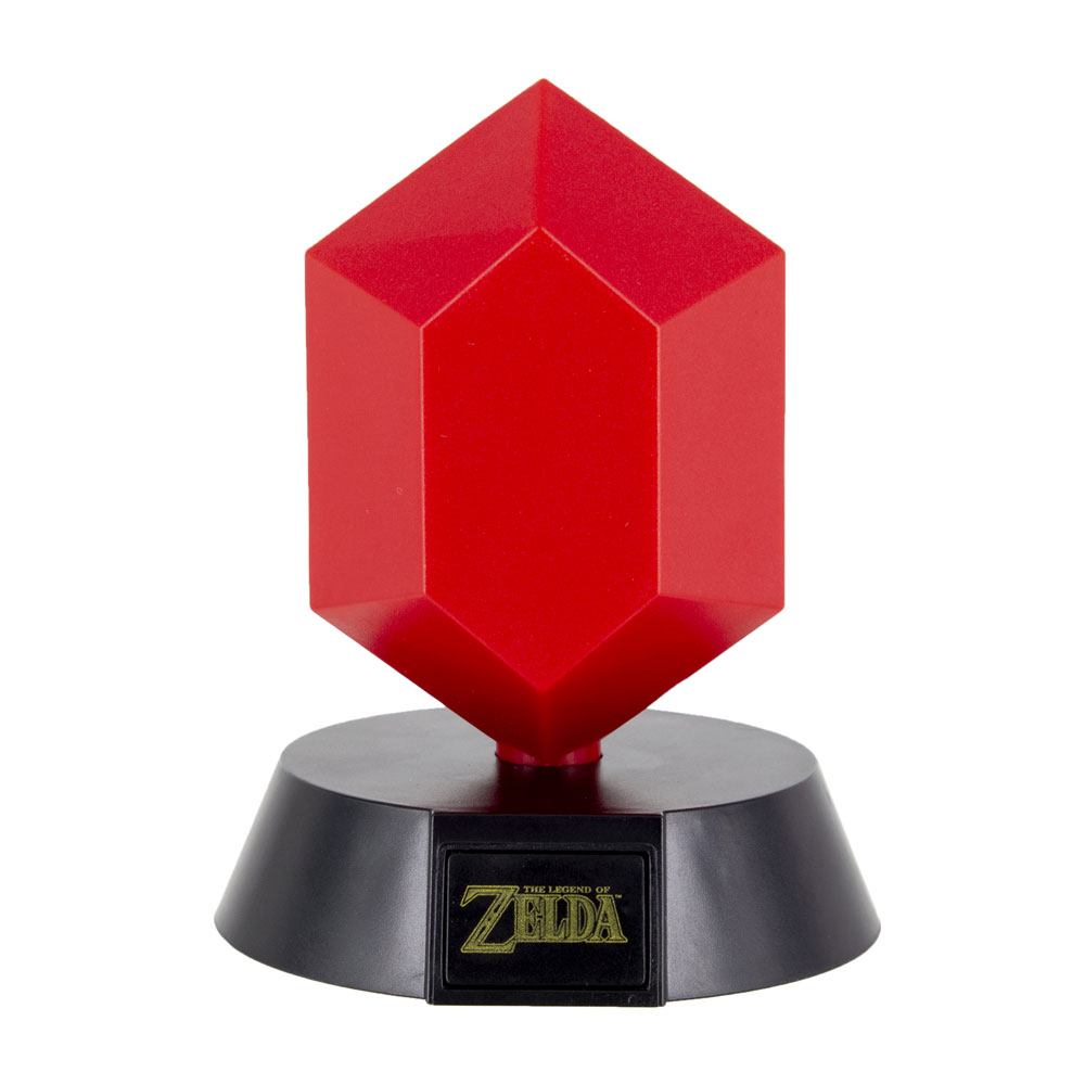 The Legend of Zelda Bros lámpara 3D Icon Red Rupee 10 cm