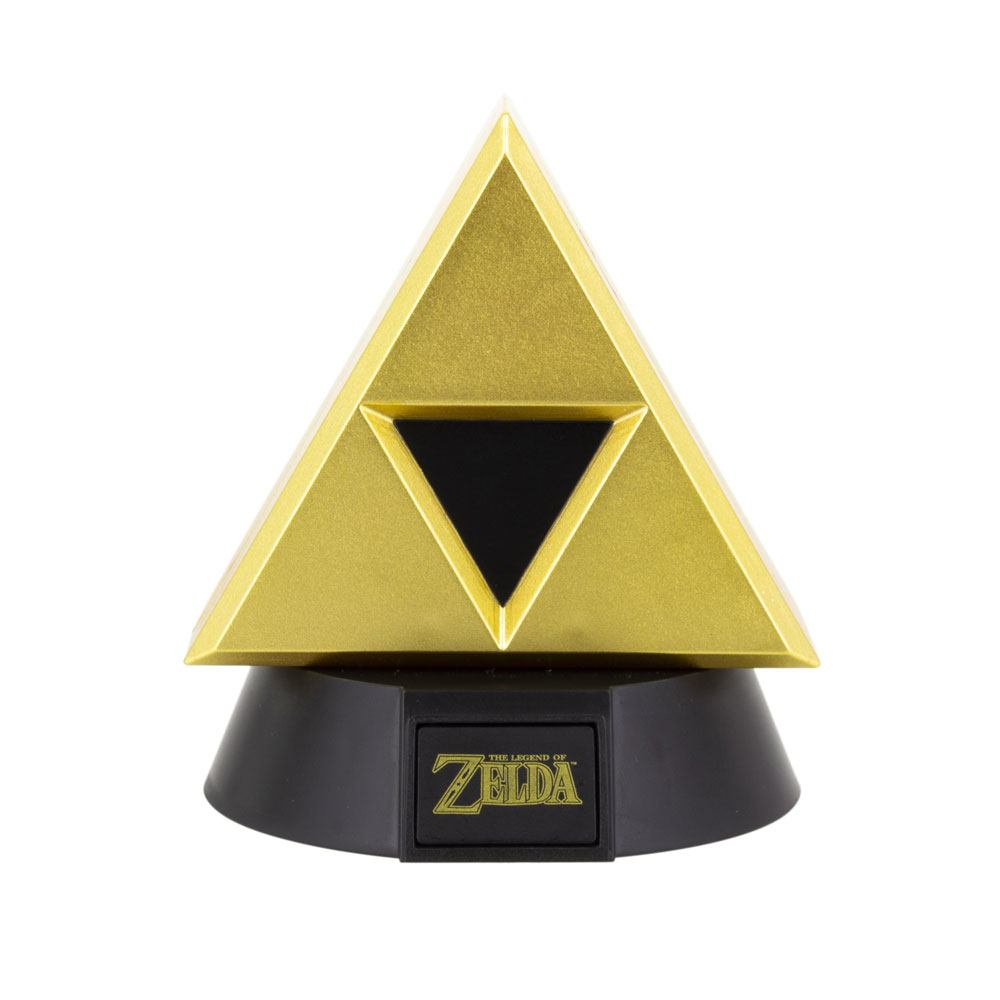 The Legend of Zelda Bros lámpara 3D Icon Gold Triforce 10 cm