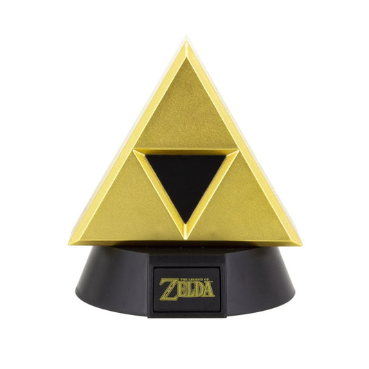 The Legend of Zelda Bros lámpara 3D Icon Gold Triforce 10 cm