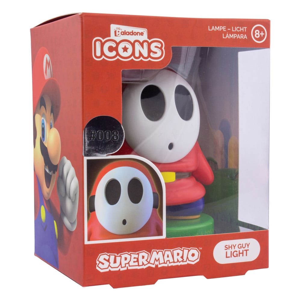 Super Mario Lámpara Icons Shy Guy 11 cm