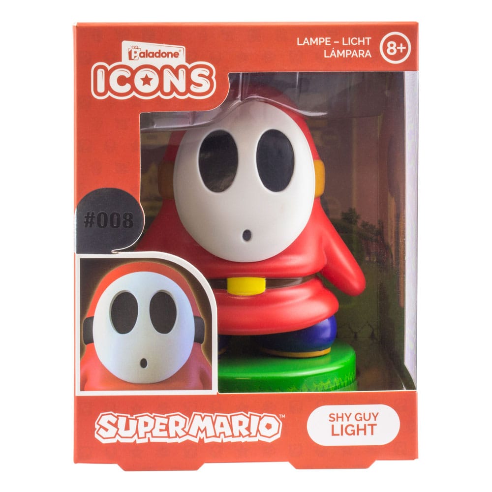Super Mario Lámpara Icons Shy Guy 11 cm