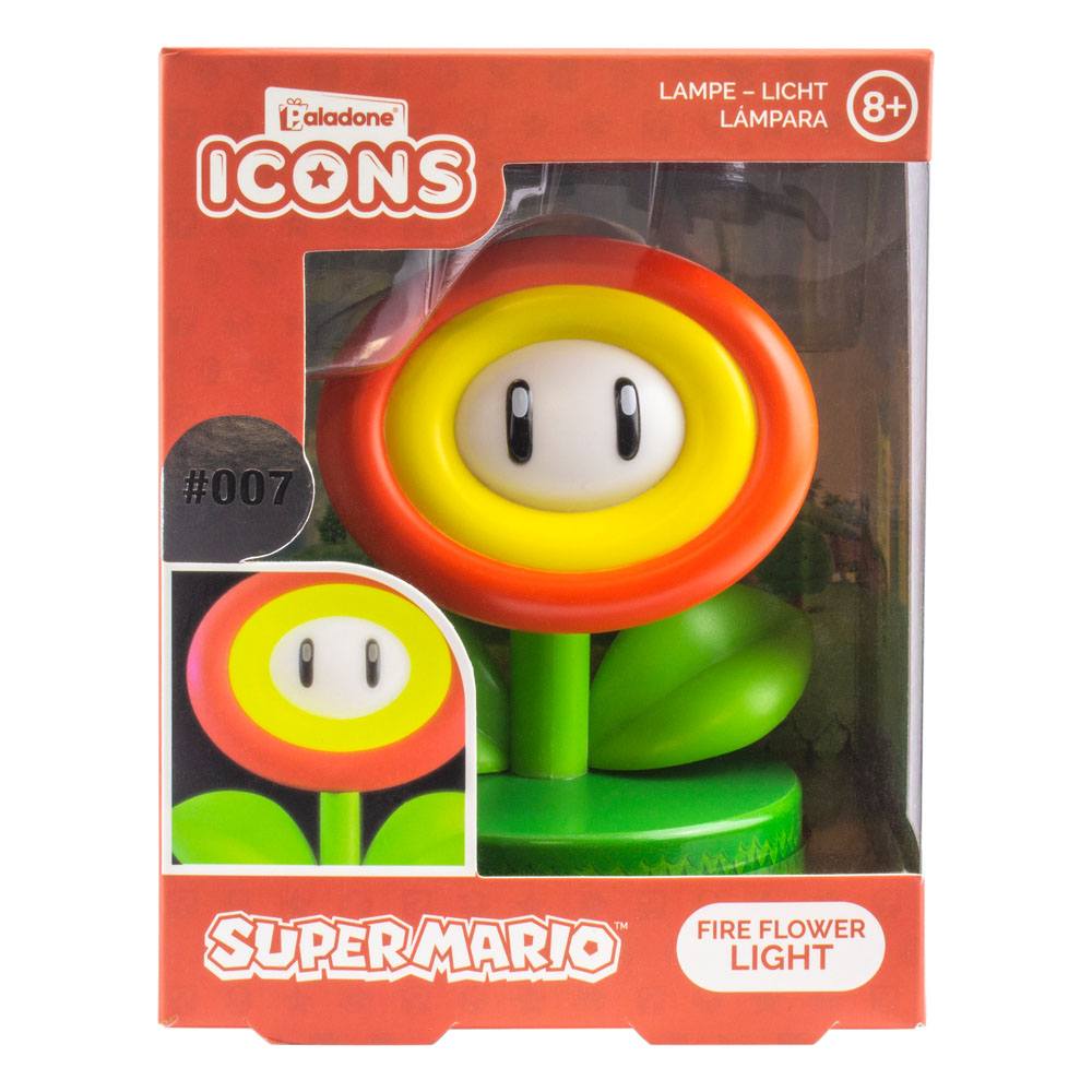Super Mario lámpara Icon Fire Flower (V2) - Z POP Toys