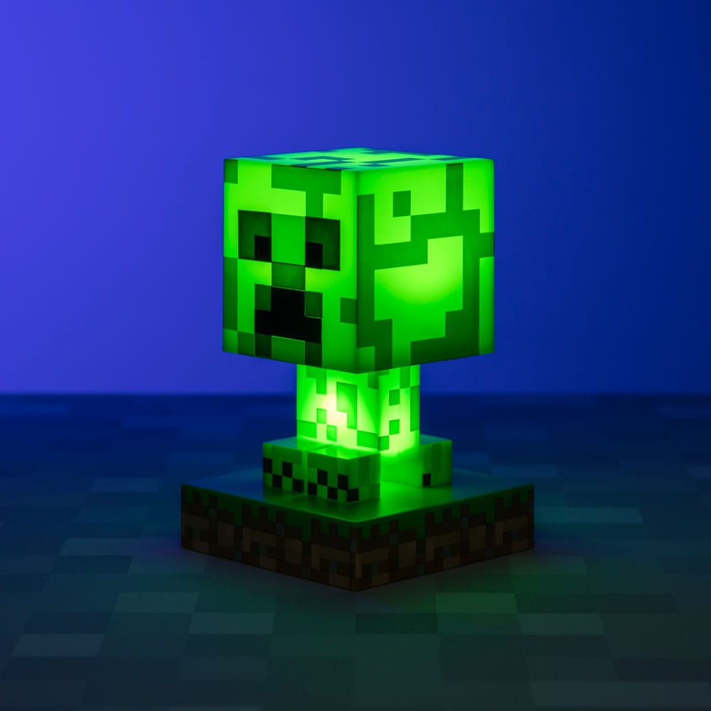 Minecraft Lámpara Icons Creeper 11 cm