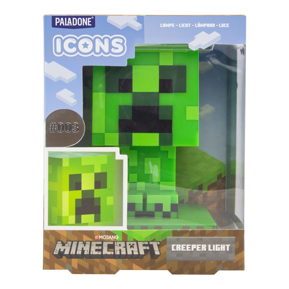 Minecraft Lámpara Icons Creeper 11 cm