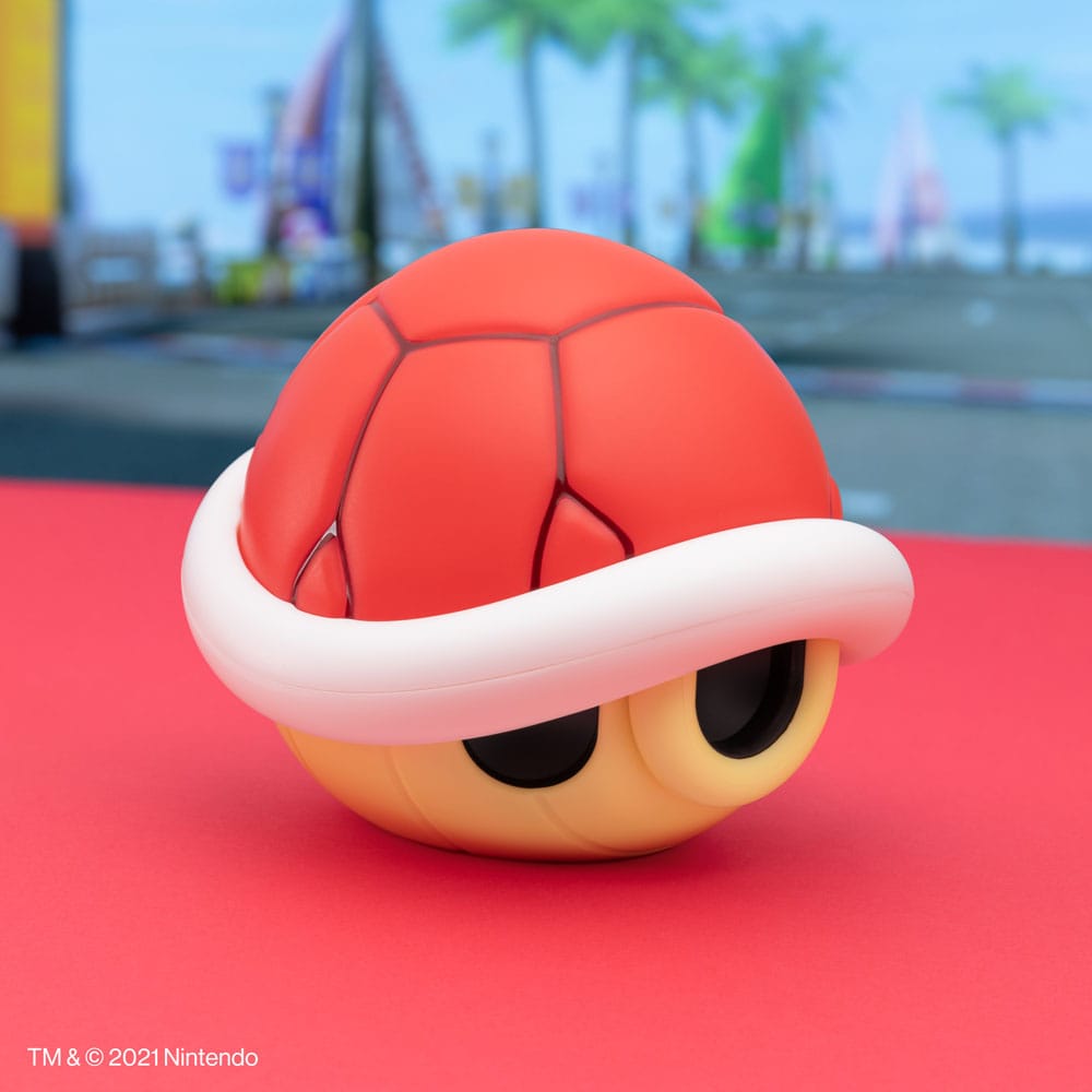 Mario Kart Lámpara con sonido Red Shell 12 cm
