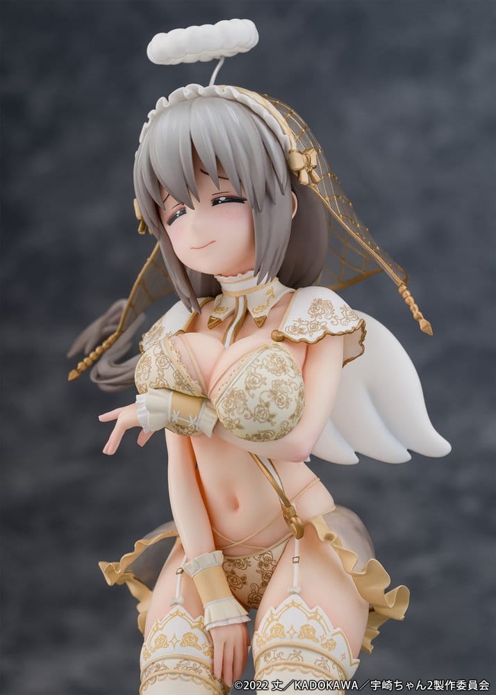 Uzaki-chan Wants to Hang Out! Estatua PVC 1/7 Tsuki Uzaki Angel Ver. 19 cm