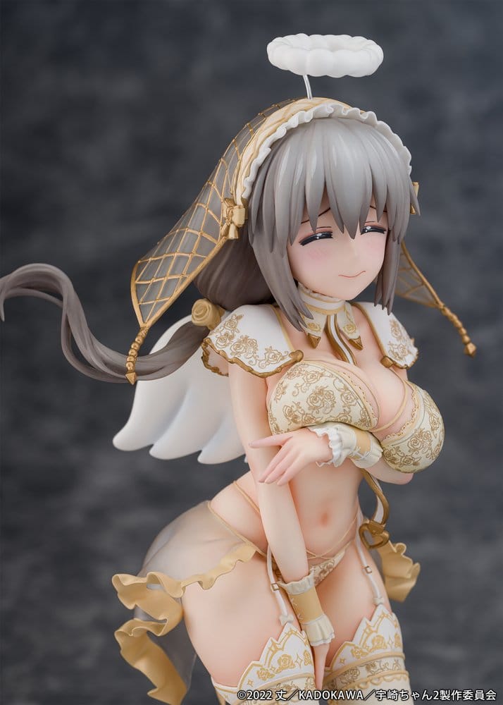 Uzaki-chan Wants to Hang Out! Estatua PVC 1/7 Tsuki Uzaki Angel Ver. 19 cm