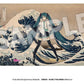 Katsushika Hokusai x Hatsune Miku Panel acrílico Thirty-six Views of Mount Fuji The Great Wave off Kanagawa 30 cm