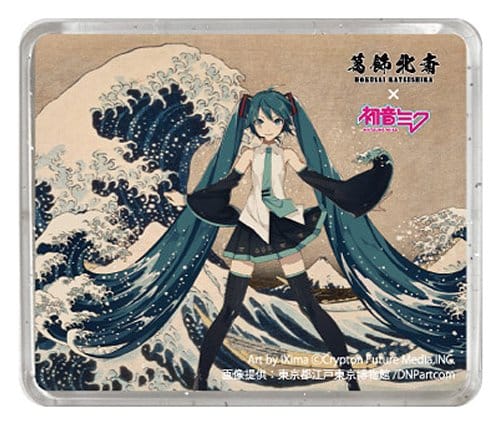 Katsushika Hokusai x Hatsune Miku Imán 3D Thirty-six Views of Mount Fuji The Great Wave off Kanagawa