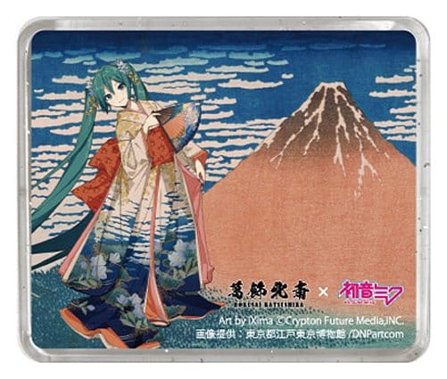 Katsushika Hokusai x Hatsune Miku Imán 3D Thirty-six Views of Mount Fuji Fine Wind, Clear Morning