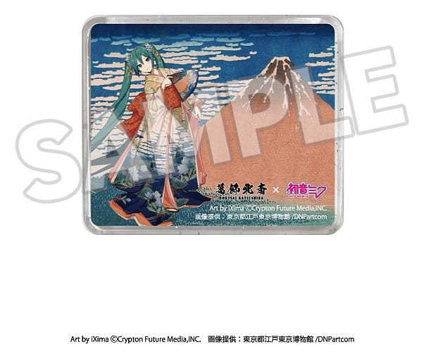 Katsushika Hokusai x Hatsune Miku Imán 3D Thirty-six Views of Mount Fuji Fine Wind, Clear Morning