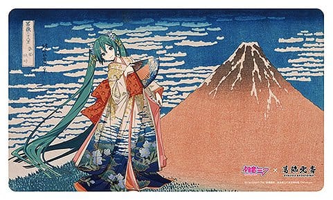 Hatsune Miku x Katsushika Hokusai iXima Desk Mat Fine Wind, Clear Morning