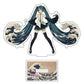Hatsune Miku x Katsushika Hokusai iXima Surtido de soportes acrílicos troquelados 10 cm