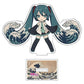 Hatsune Miku x Katsushika Hokusai iXima Surtido de soportes acrílicos troquelados 10 cm