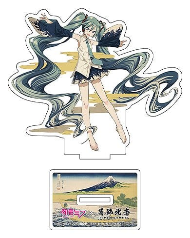 Hatsune Miku x Katsushika Hokusai iXima Soporte acrílico A Sketch of Tago Bay at Ejiri on the Tokaido 10 cm (5)