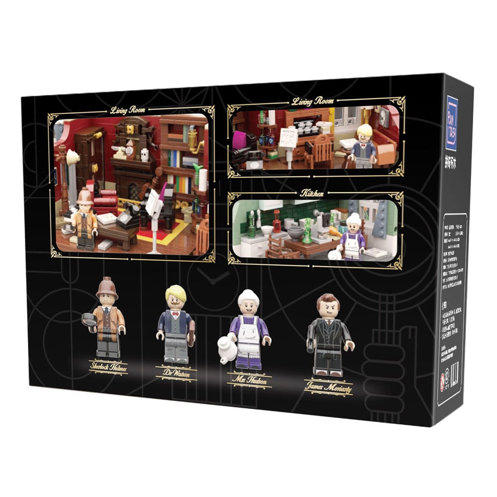 Sherlock Holmes Kit de Construcción Sherlock Holmes 221B baker.st 9 cm