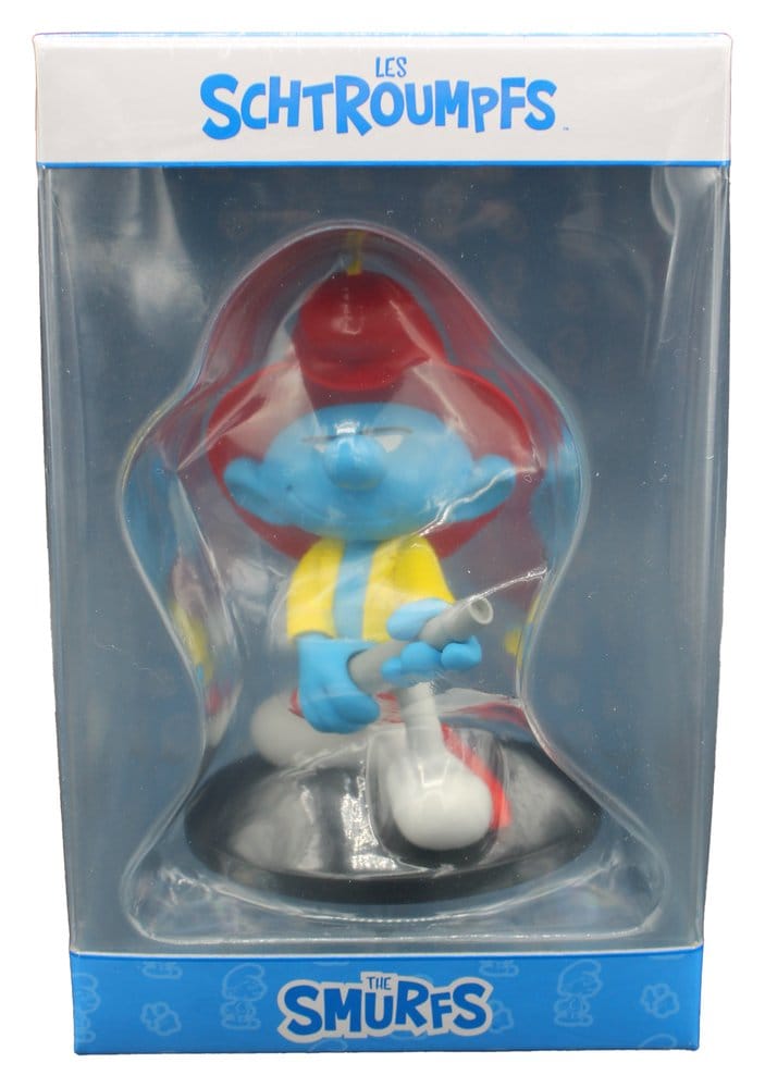 Los Pitufos Estatua Pitufo Bombero 12 cm