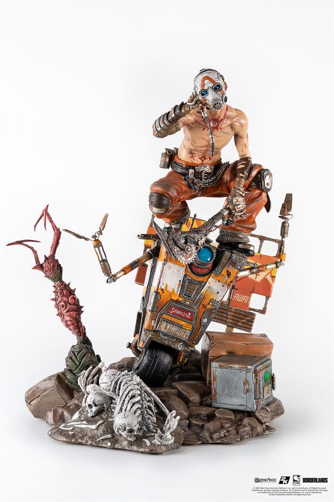 Borderlands 3 Estatua 1/6 Psycho & Claptrap Diorama 40 cm - Z POP Toys
