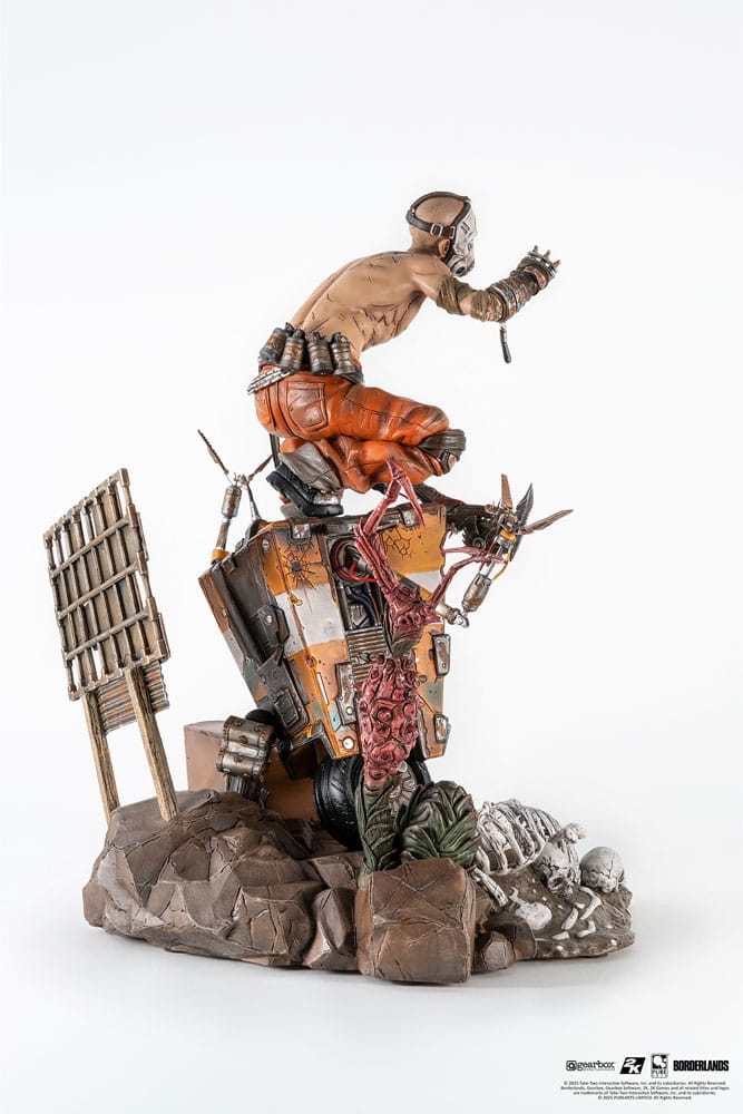 Borderlands 3 Estatua 1/6 Psycho & Claptrap Diorama 40 cm - Z POP Toys