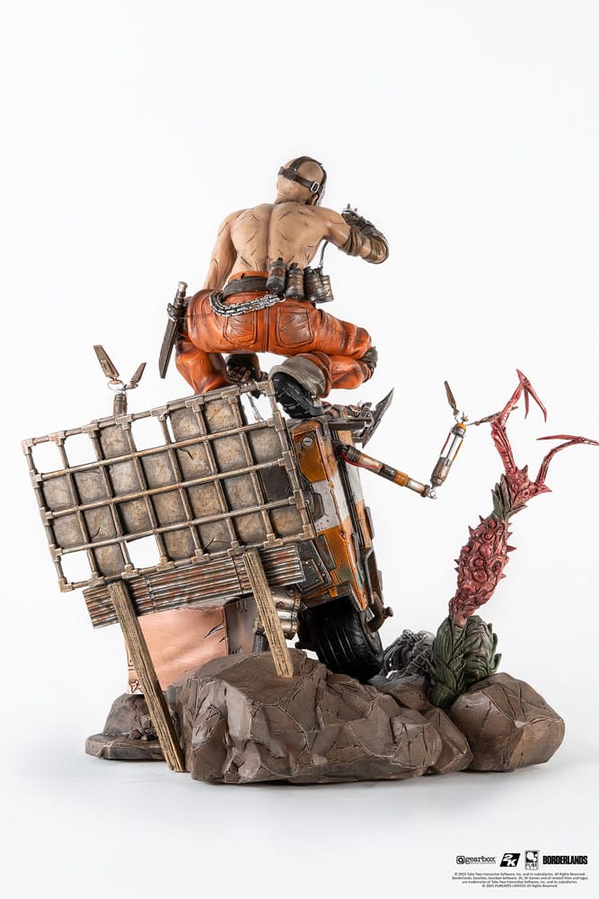 Borderlands 3 Estatua 1/6 Psycho & Claptrap Diorama 40 cm - Z POP Toys