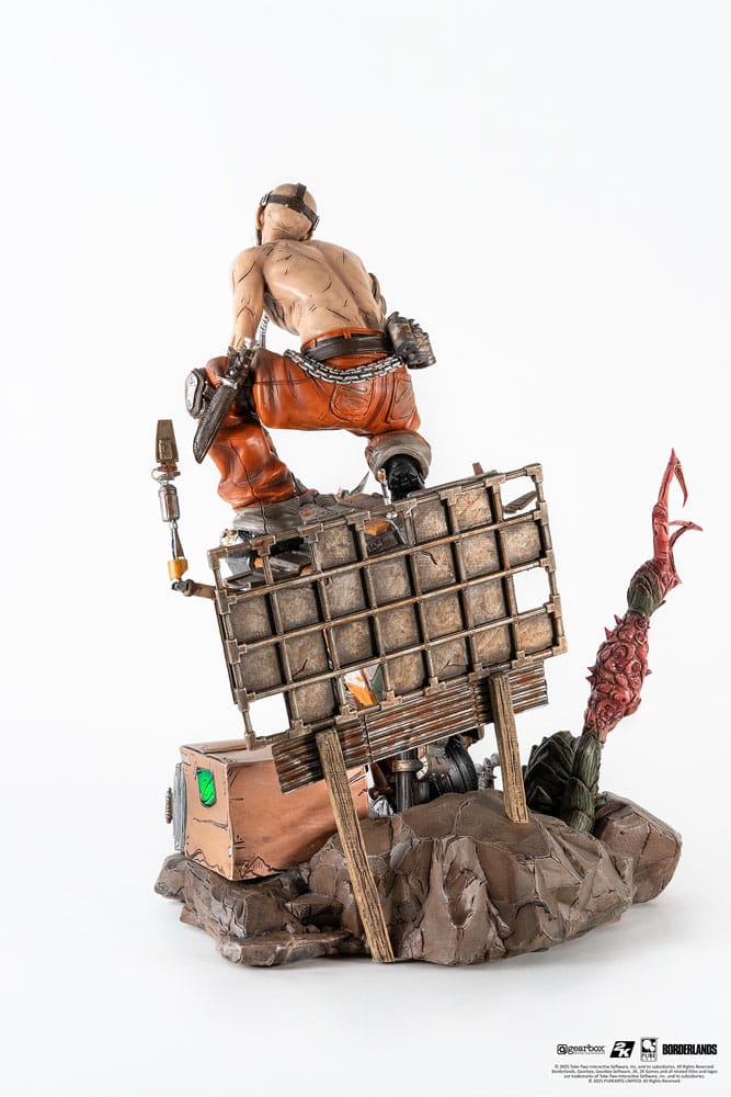 Borderlands 3 Estatua 1/6 Psycho & Claptrap Diorama 40 cm - Z POP Toys