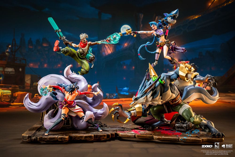League of Legends Estatua 1/10 2XKO Jinx & Warwick Diorama 37 cm - Z POP Toys
