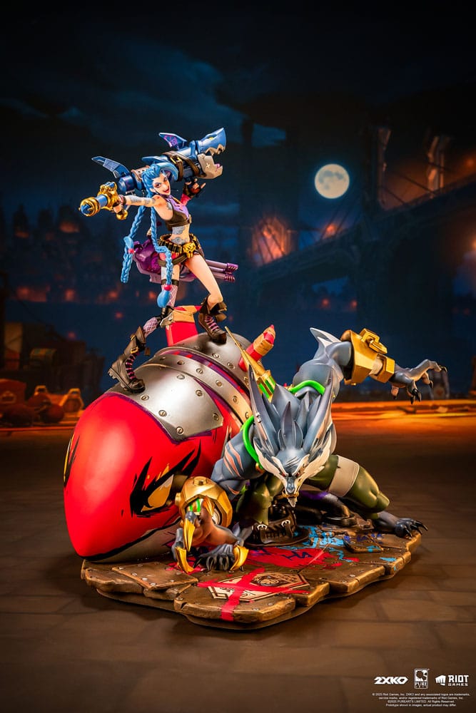 League of Legends Estatua 1/10 2XKO Jinx & Warwick Diorama 37 cm - Z POP Toys