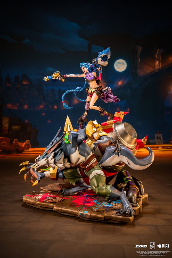 League of Legends Estatua 1/10 2XKO Jinx & Warwick Diorama 37 cm - Z POP Toys
