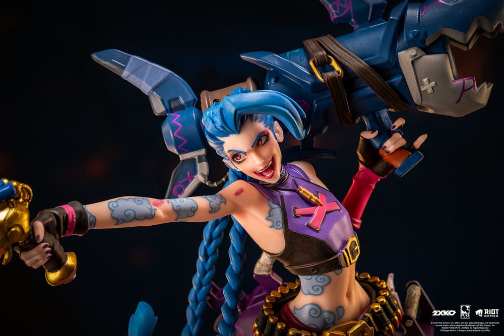 League of Legends Estatua 1/10 2XKO Jinx & Warwick Diorama 37 cm - Z POP Toys