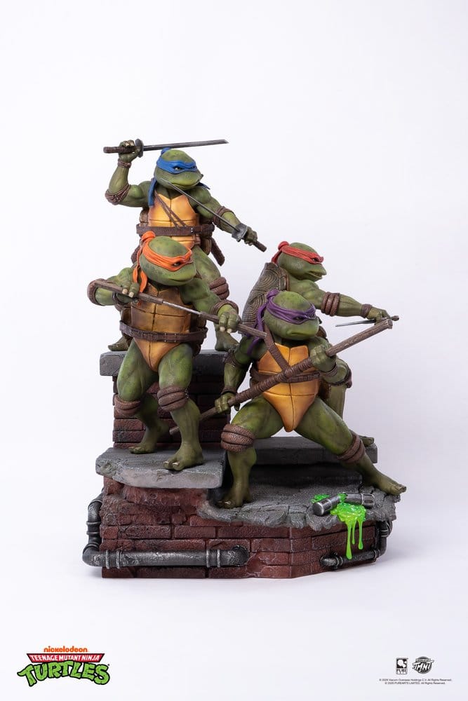 Tortugas Ninja Estatua 1/6 Movie Diorama 51 cm