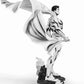 El hombre de acero PX Estatua PVC 1/8 SDCC 2024 Superman Black & White Version 36 cm