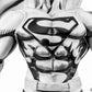 El hombre de acero PX Estatua PVC 1/8 SDCC 2024 Superman Black & White Version 36 cm