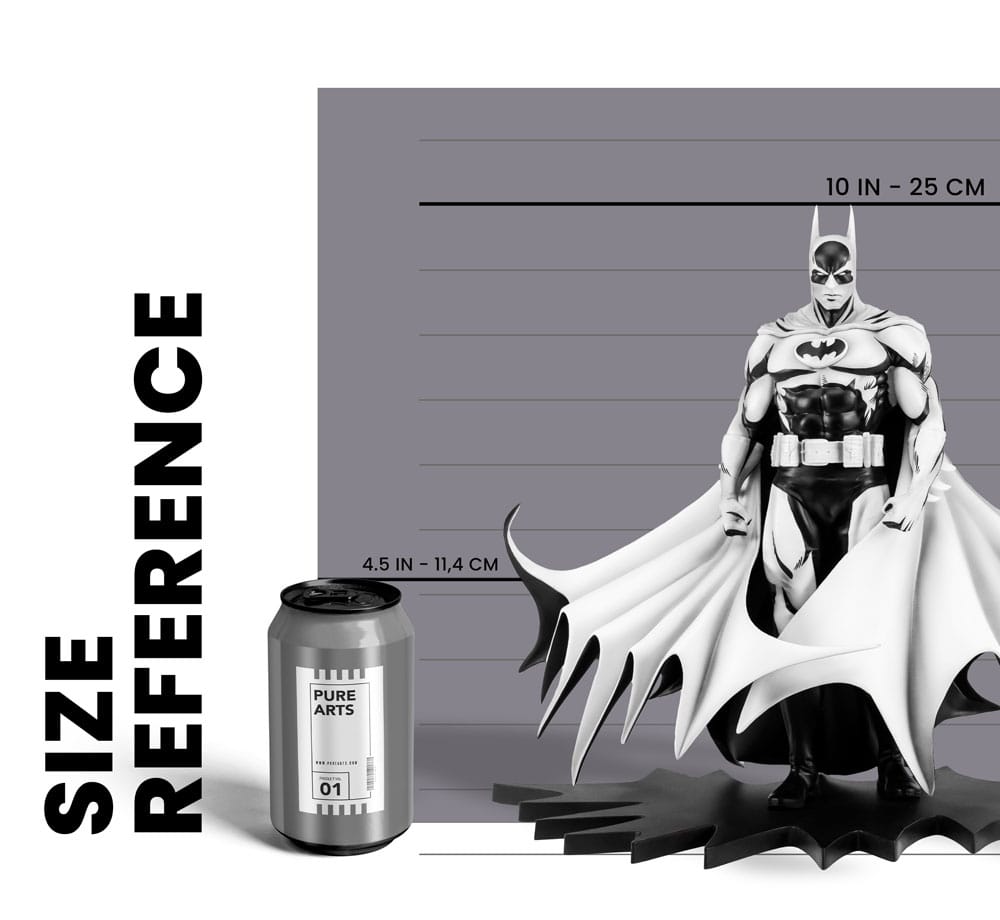 Batman PX Estatua PVC 1/8 SDCC 2024 Batman Black & White Version 27 cm