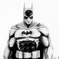 Batman PX Estatua PVC 1/8 SDCC 2024 Batman Black & White Version 27 cm
