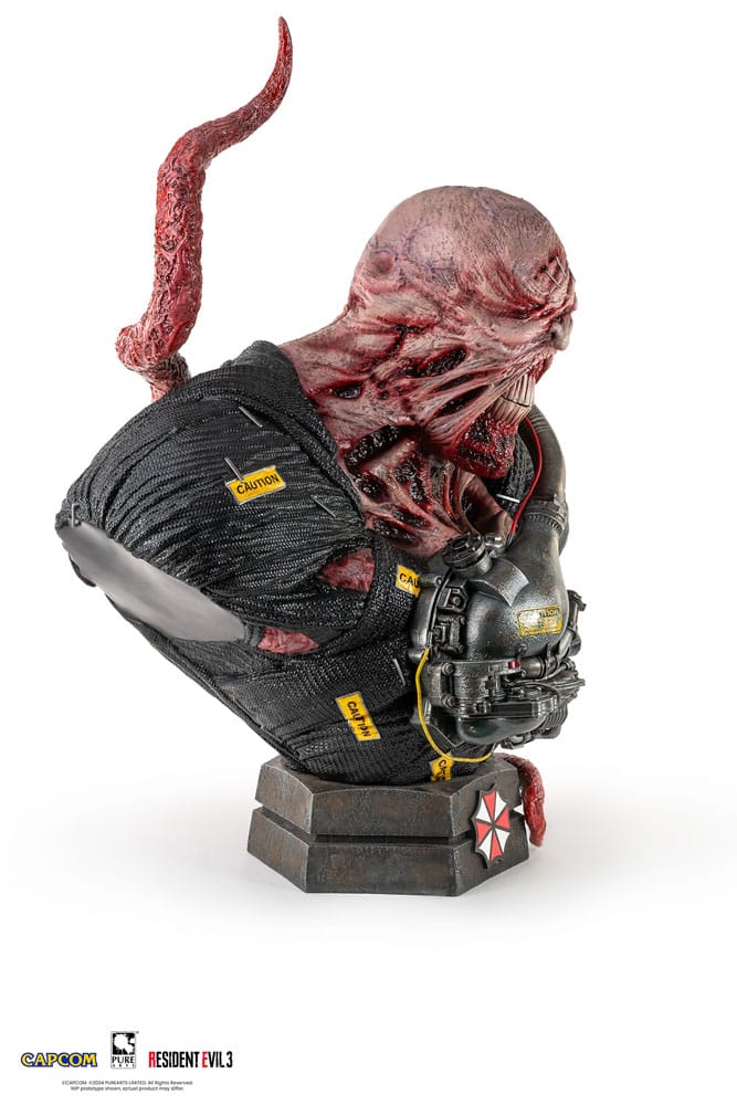 Resident Evil 3 Remake Busto 1/1 tamaño real Nemesis 92 cm - Z POP Toys