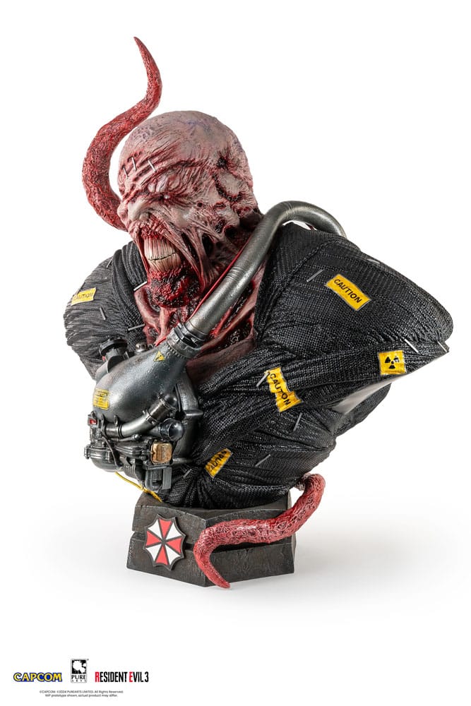 Resident Evil 3 Remake Busto 1/1 tamaño real Nemesis 92 cm - Z POP Toys
