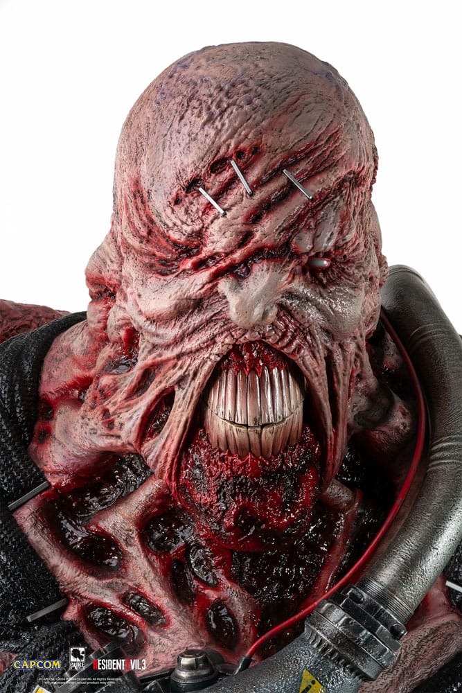Resident Evil 3 Remake Busto 1/1 tamaño real Nemesis 92 cm - Z POP Toys