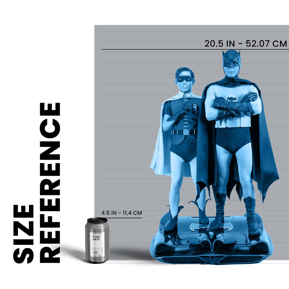 DC Comics Estatua 1/4 Diorama Batman & Robin 1966 52 cm - Z POP Toys