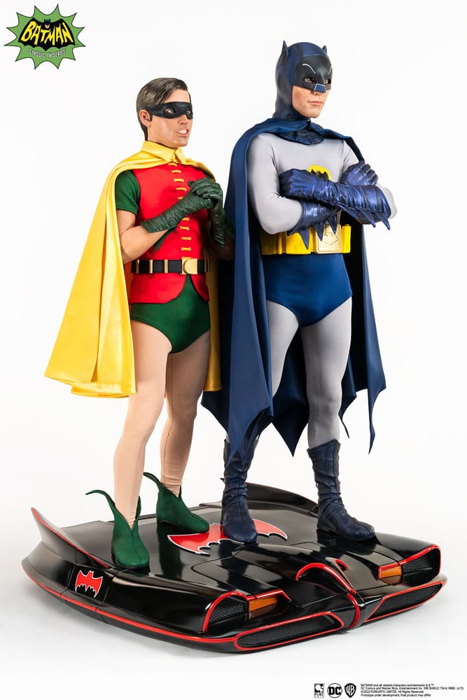 DC Comics Estatua 1/4 Diorama Batman & Robin 1966 52 cm - Z POP Toys